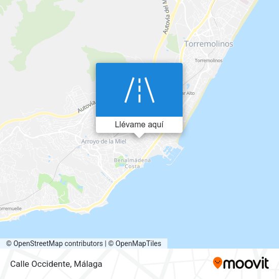 Mapa Calle Occidente