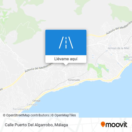 Mapa Calle Puerto Del Algarrobo