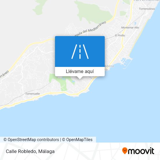 Mapa Calle Robledo