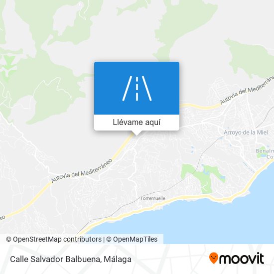 Mapa Calle Salvador Balbuena