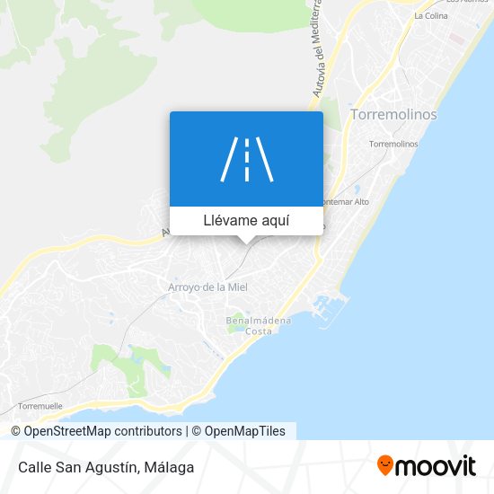 Mapa Calle San Agustín