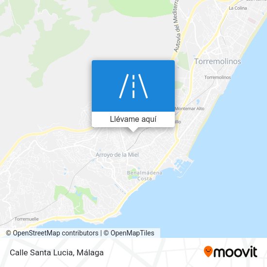Mapa Calle Santa Lucia