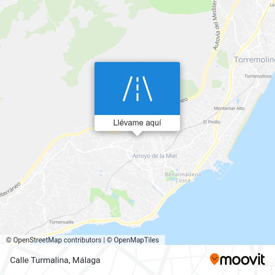 Mapa Calle Turmalina