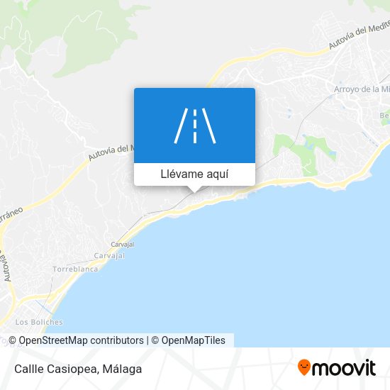 Mapa Callle Casiopea