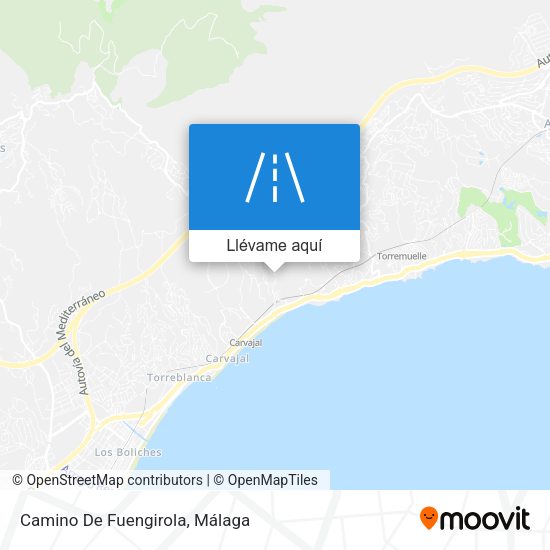 Mapa Camino De Fuengirola