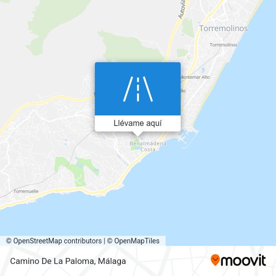 Mapa Camino De La Paloma
