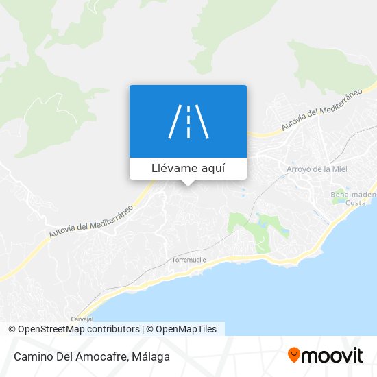 Mapa Camino Del Amocafre