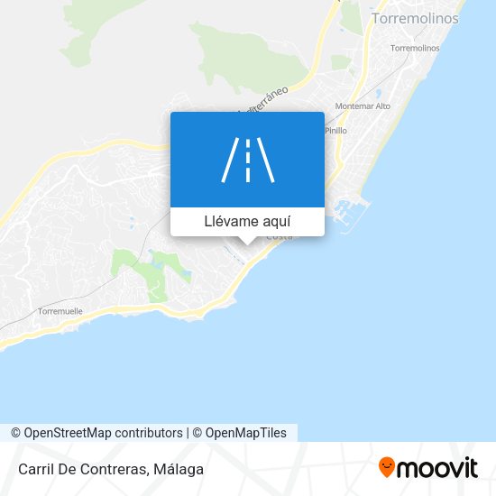 Mapa Carril De Contreras