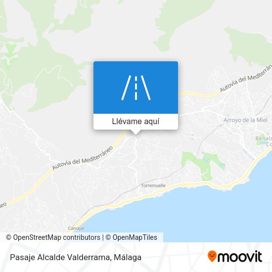 Mapa Pasaje Alcalde Valderrama