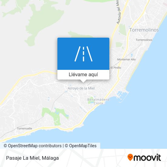 Mapa Pasaje La Miel