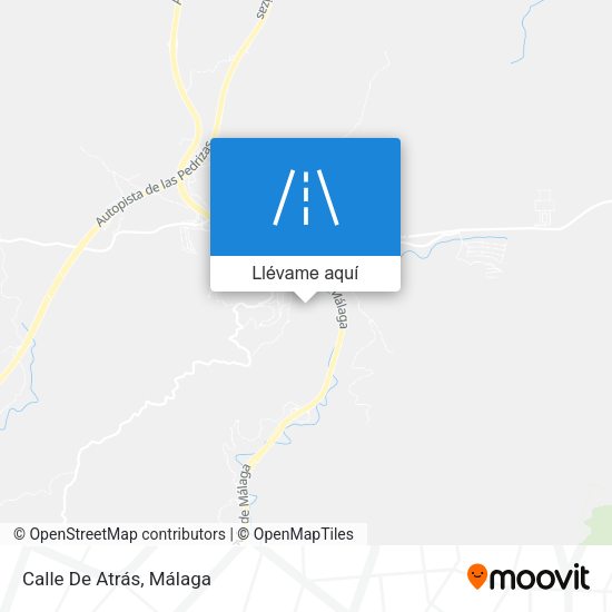 Mapa Calle De Atrás