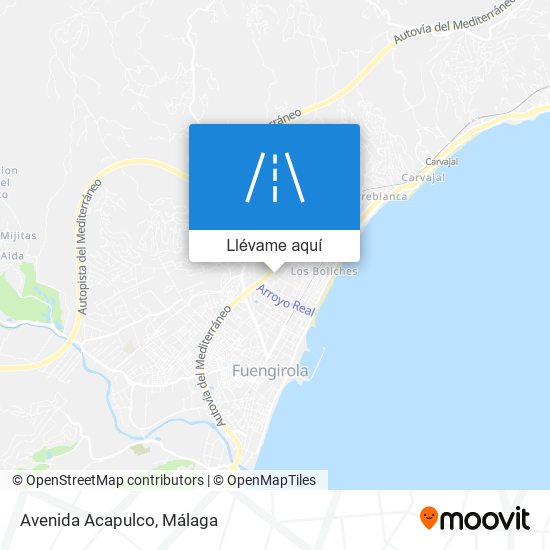 Mapa Avenida Acapulco