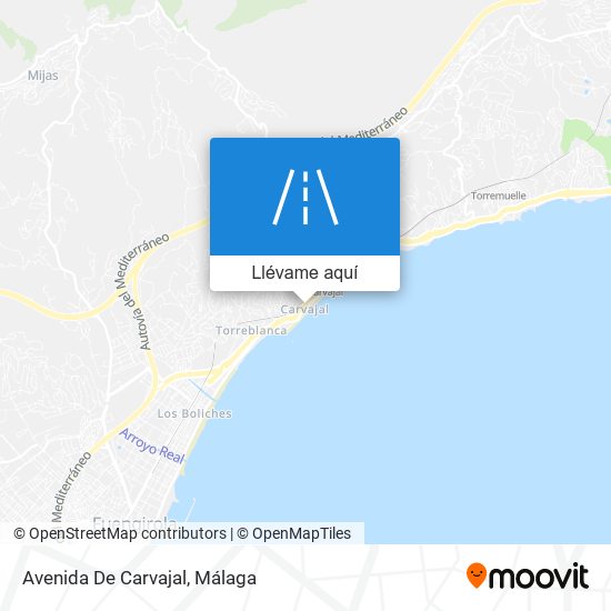 Mapa Avenida De Carvajal