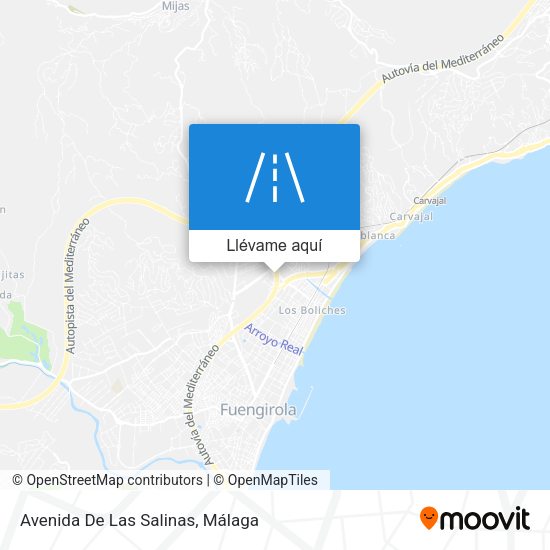 Mapa Avenida De Las Salinas