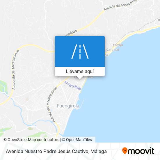 Mapa Avenida Nuestro Padre Jesús Cautivo