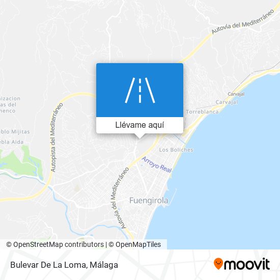 Mapa Bulevar De La Loma