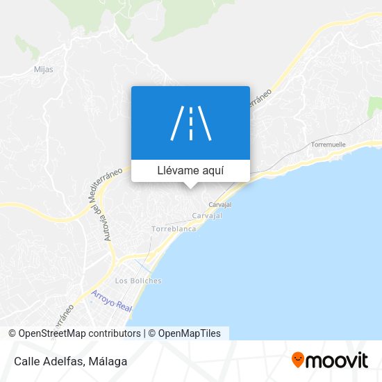 Mapa Calle Adelfas