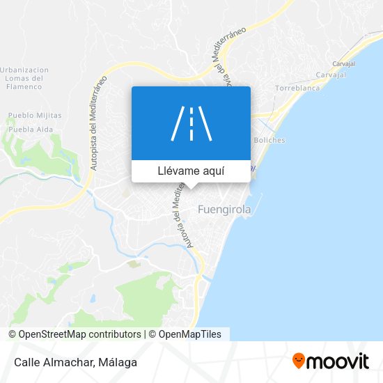 Mapa Calle Almachar