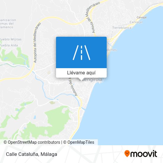 Mapa Calle Cataluña