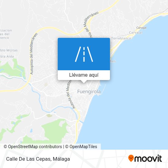 Mapa Calle De Las Cepas
