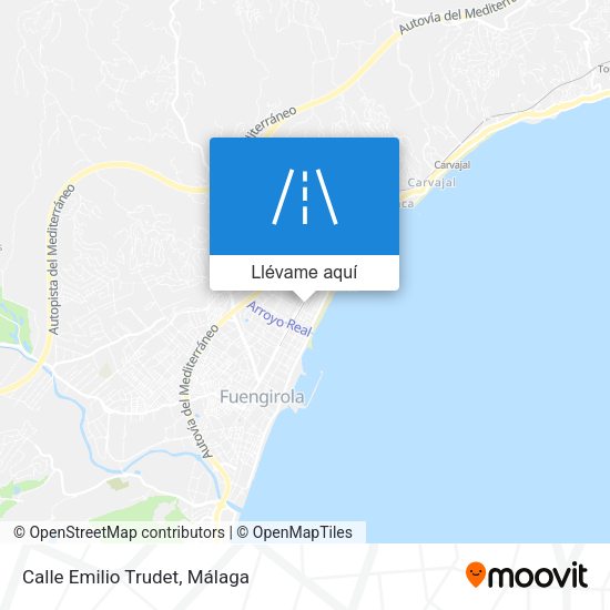 Mapa Calle Emilio Trudet