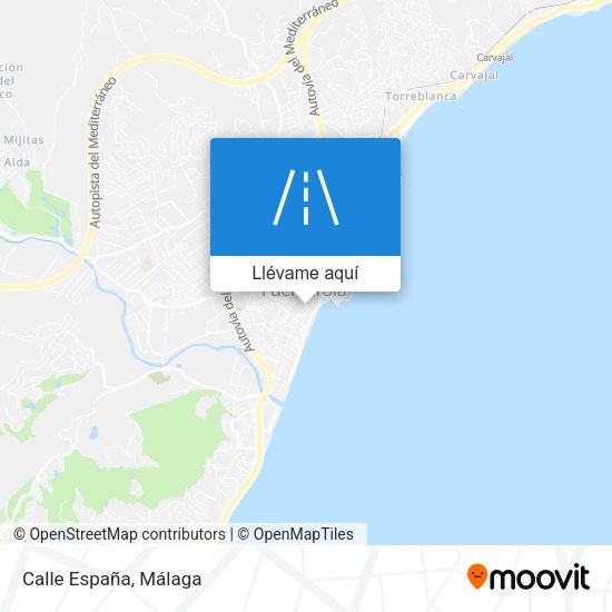 Mapa Calle España