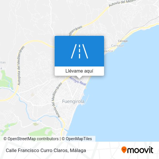Mapa Calle Francisco Curro Claros