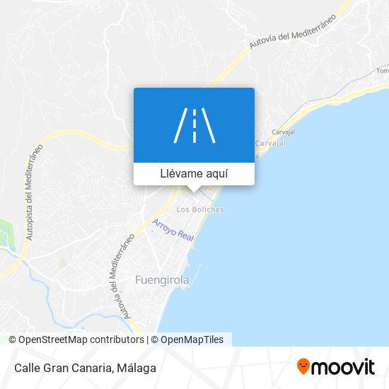 Mapa Calle Gran Canaria