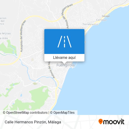 Mapa Calle Hermanos Pinzón
