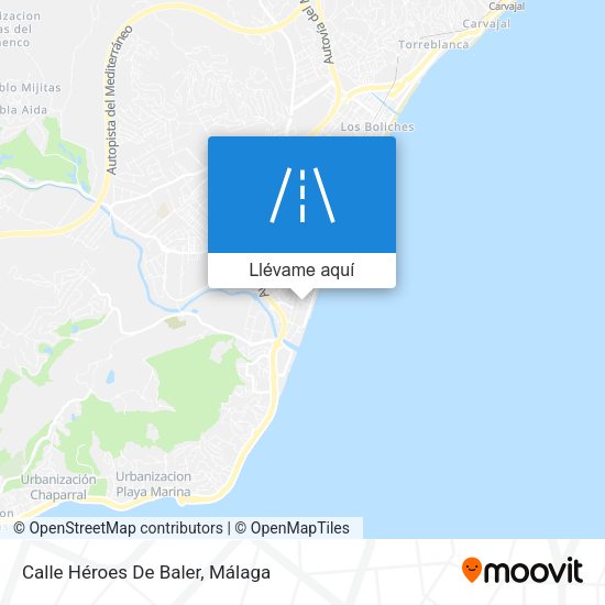 Mapa Calle Héroes De Baler