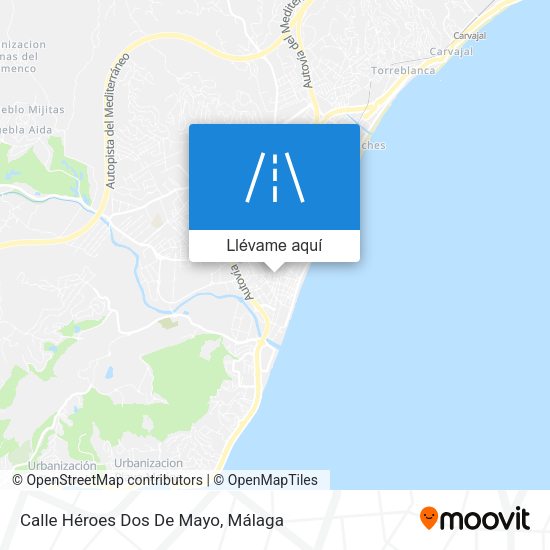Mapa Calle Héroes Dos De Mayo