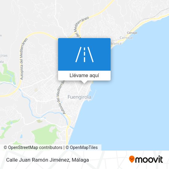 Mapa Calle Juan Ramón Jiménez