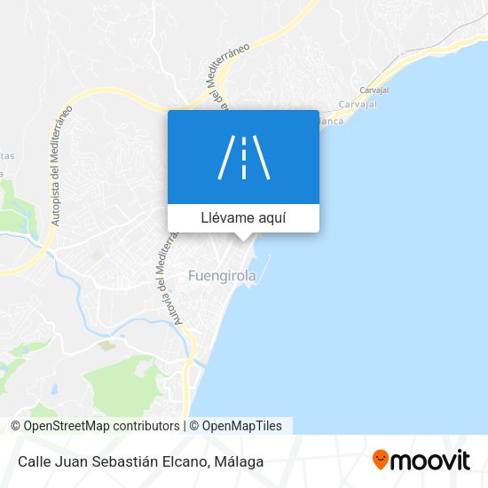 Mapa Calle Juan Sebastián Elcano