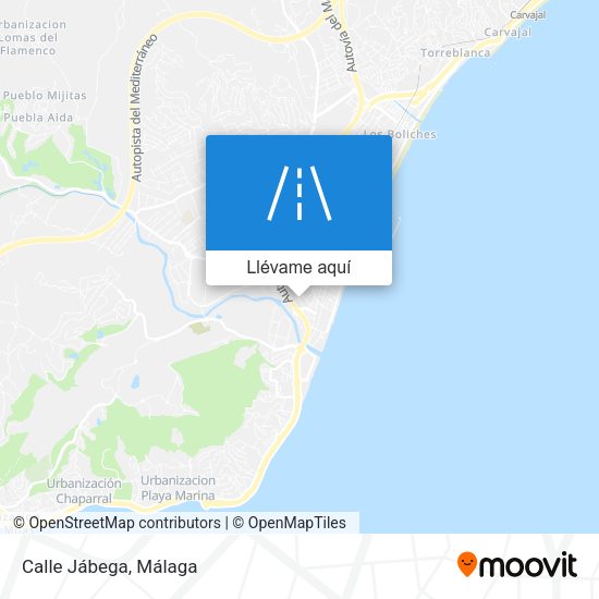 Mapa Calle Jábega
