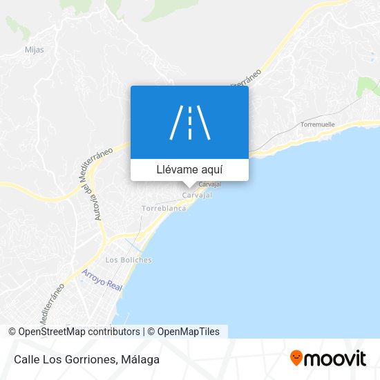 Mapa Calle Los Gorriones