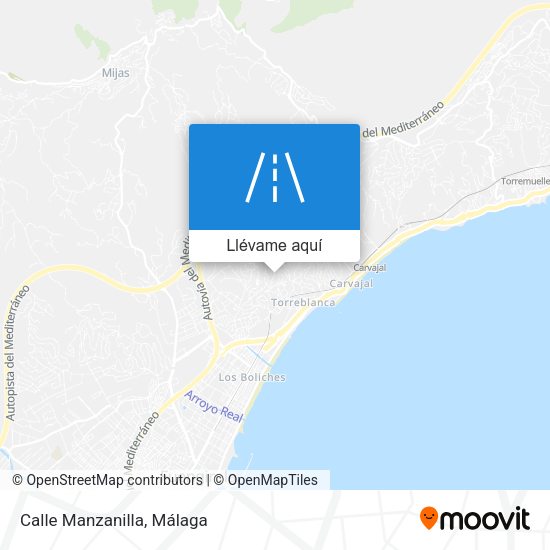 Mapa Calle Manzanilla