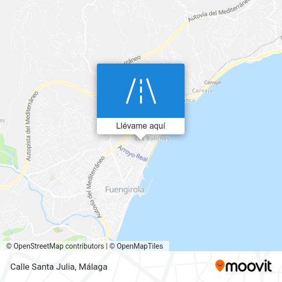 Mapa Calle Santa Julia