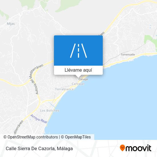 Mapa Calle Sierra De Cazorla