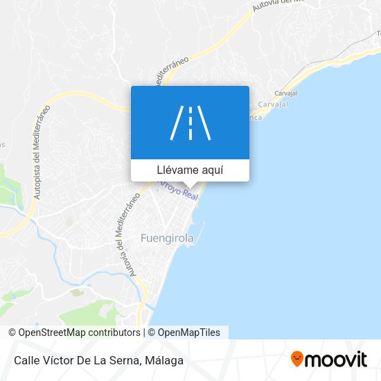 Mapa Calle Víctor De La Serna