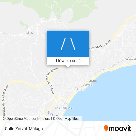 Mapa Calle Zorzal