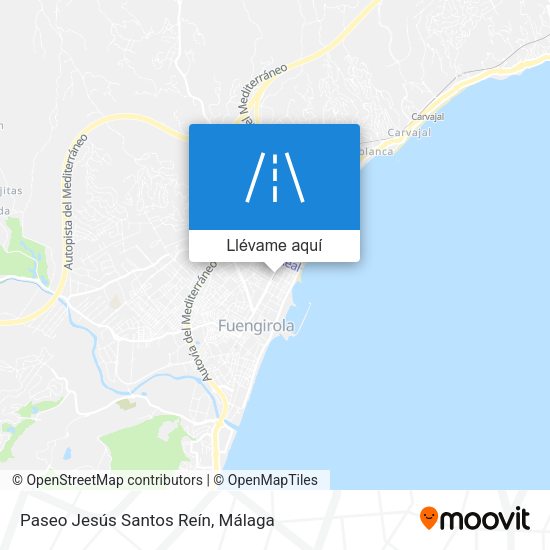 Mapa Paseo Jesús Santos Reín