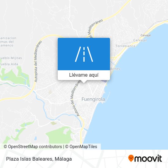 Mapa Plaza Islas Baleares