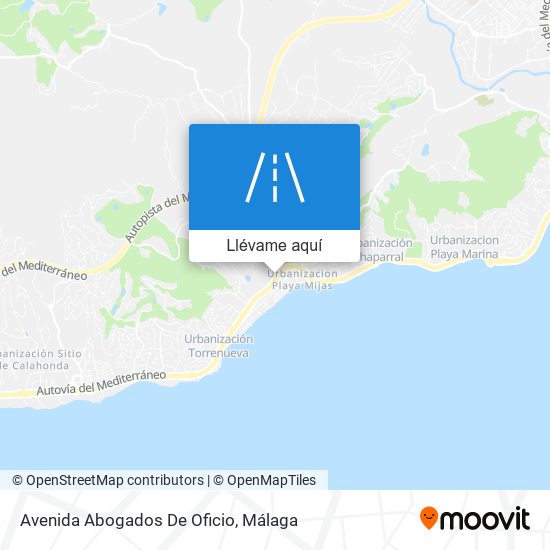 Mapa Avenida Abogados De Oficio