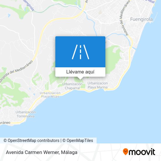 Mapa Avenida Carmen Werner