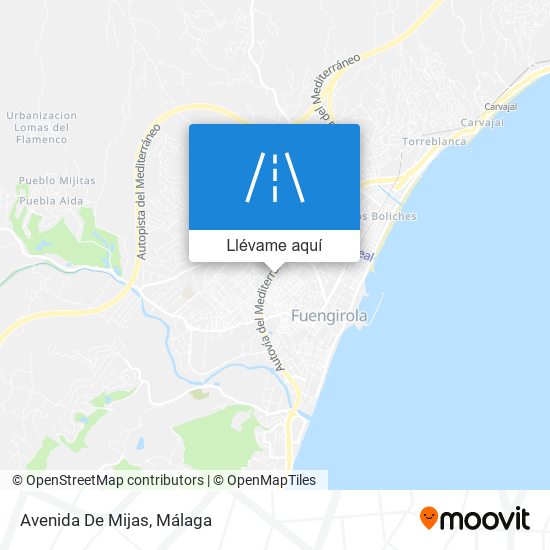 Mapa Avenida De Mijas