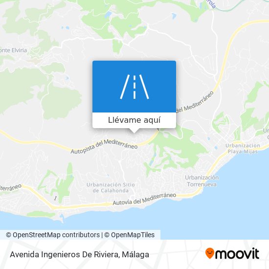Mapa Avenida Ingenieros De Riviera