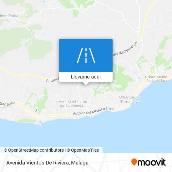 Mapa Avenida Vientos De Riviera