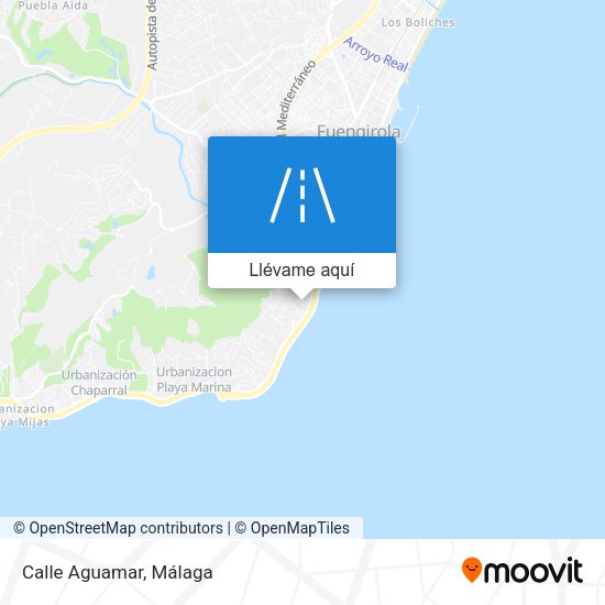 Mapa Calle Aguamar