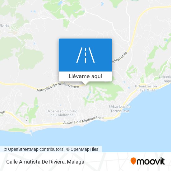 Mapa Calle Amatista De Riviera
