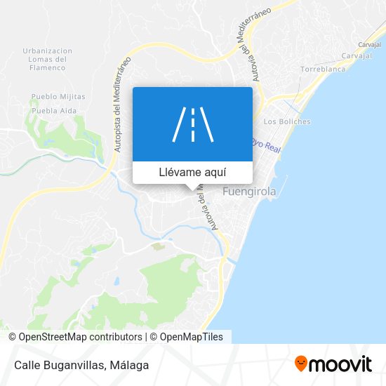 Mapa Calle Buganvillas
